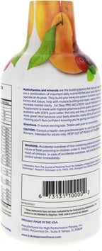 1st Step Pro-Wellness Suplemento Líquido Multivitamínico y Mineral, Sabor Cítricos, Pack de 2 Botellas de 16 oz