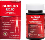 Globulo Rojo Suplemento de Hierro con Vitaminas B, 60 comprimidos