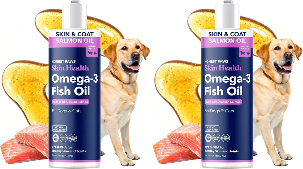 Aceite de Salmón para Perros y Gatos – Omega 3 – 473 ml