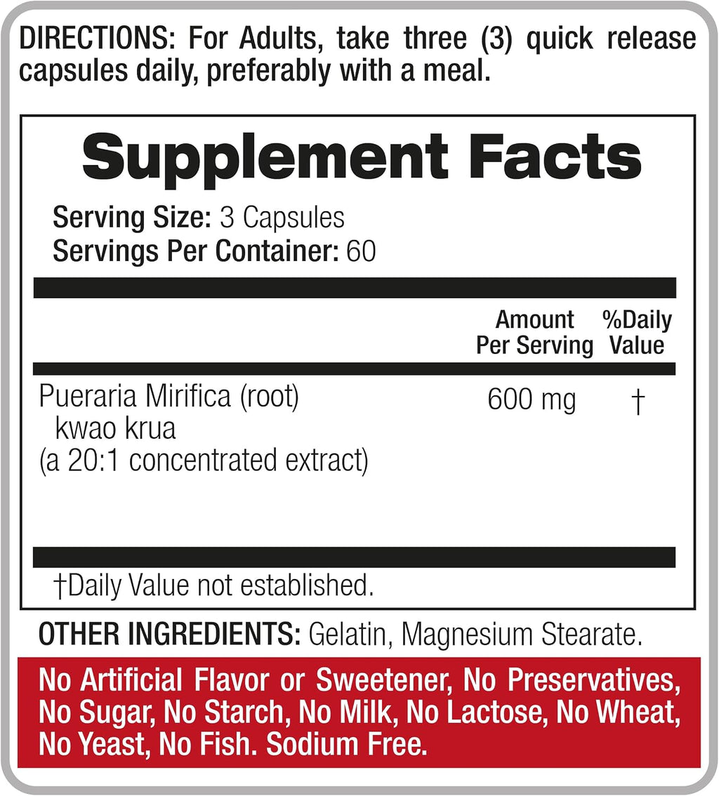 FITO MEDIC'S Lab Pueraria Mirifica 180 Cápsulas