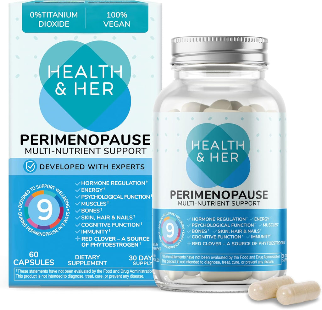 Health & Her Suplemento para la Perimenopausia (60 Cápsulas)