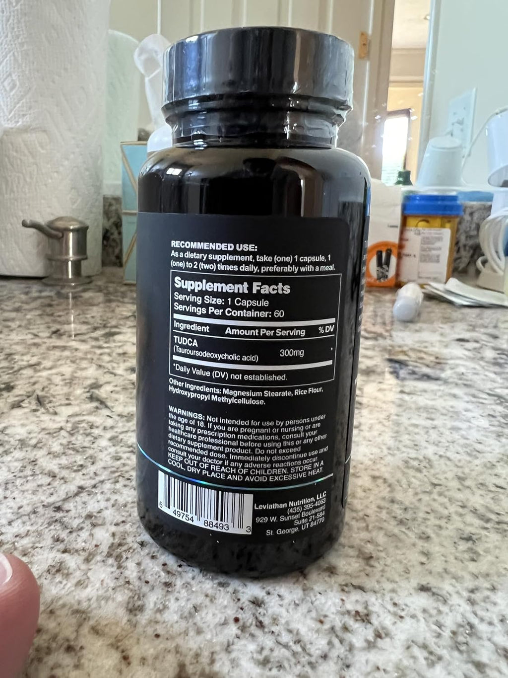 Leviathan Nutrition TUDCA 300mg - 60 Cápsulas