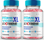 Prime Vigor XL Extreme Gummies - Complemento Multivitamínico y Mineral (2 Paquetes)