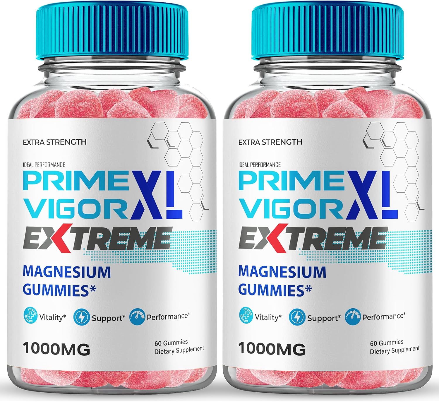 Prime Vigor XL Extreme Gummies - Complemento Multivitamínico y Mineral (2 Paquetes)