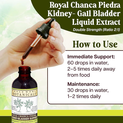 Royal Chanca Piedra – Extracto Líquido 4 oz – Apoyo Renal y Vesical – Image 5