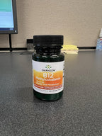 Swanson Ultra Vitamina B12 Metilcobalamina 2500 mcg - 60 Comprimidos Sabor a Cereza Negra Natural (Pack de 4)