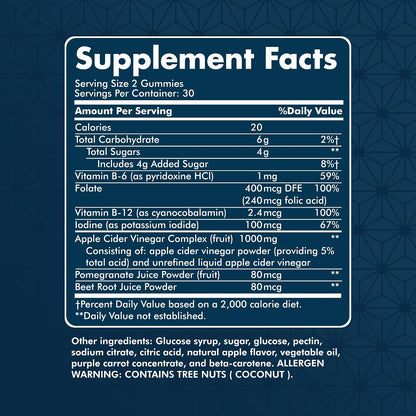 Gominolas de Vinagre de Manzana NUU3 con – Granada y remolacha: Aportan antioxidantes naturales y nitratos que – Image 6