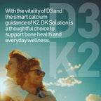 NANOWELL DK Solution – Vitamina D3 (2000 UI) + K Complejo, 120 Cápsulas