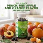 Vitamatic Moringa Gummies - Extracto Botánico Sin Azúcar - 60 Gomitas Veganas