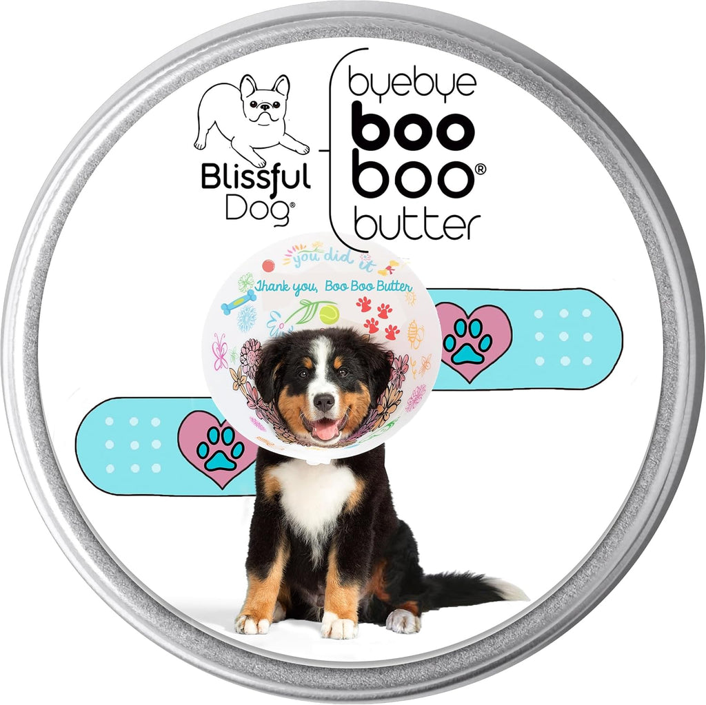 The Blissful Dog 8 oz LATA Mantequilla Booboo para Perro de Montaña Bernés