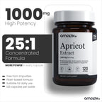 AMALTH Extracto de Albaricoque 25:1 - 120 Cápsulas Veganas (500mg por cápsula)