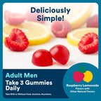 SmartyPants Men's Multivitamin Gummies - 90 Gominolas Multivitamínicas con Omega 3 DHA/EPA