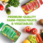 Nature's Core Suplemento de Frutas y Verduras - 360 Cápsulas - 100% Natural, Vegano, Sin Soja
