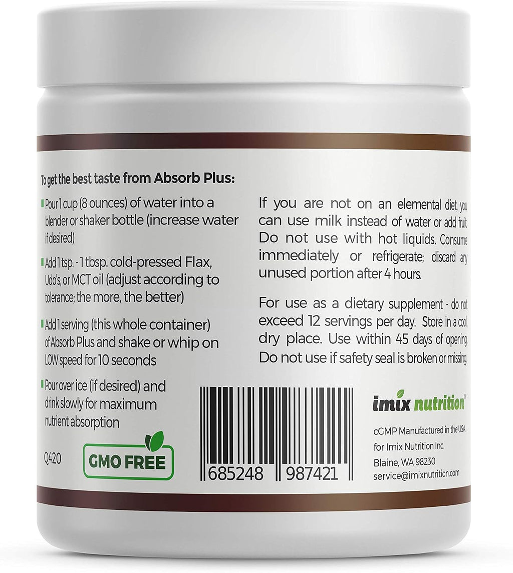 Isolate Protein - Diet Supplement for Improved Gut Health, Extra Nutritional Support, Non-GMO, Gluten-Free, Lactose-Free, Casein-Free (100 g, Simply Chocolate)
