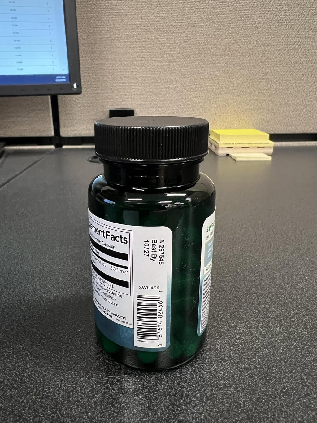 Swanson Aminoácido Ajipure Taurina Grado Farmacéutico 500 mg 60 Cápsulas Veganas