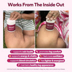 VoomVaya Vein Away – Suplemento para la Circulación y Salud Venosa con Diosmina y Hesperidina (60 Cápsulas)