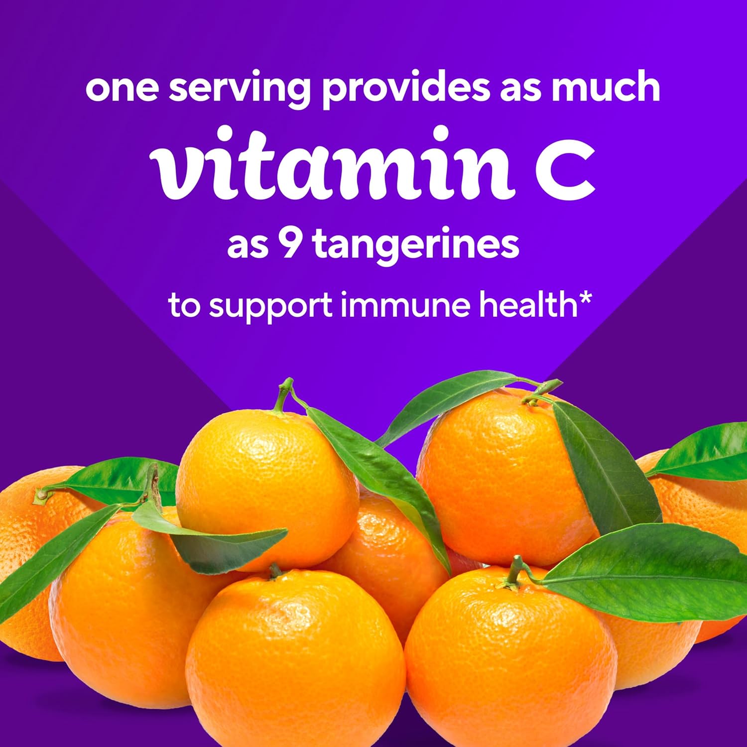 Vitafusion Power C – Vitamin C Gummy Vitamins for Immune Support, Orange Flavor, 282 mg, 150 Count