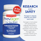 Prevagen Professional Formula - 30 Cápsulas (1 Mes de Suministro) con 40mg de Apoaequorina y Vitamina D3