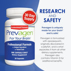 Prevagen Professional Formula - 30 Cápsulas (Suministro para 1 Mes) | Formulado para tu cerebro | 40 mg de Apoaequorina más Vitamina D3