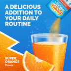 Emergen-C Immune+ Triple Action - Polvo para Soporte Inmunitario con BetaVia, Vitamina C, Vitaminas B, Vitamina D y Antioxidantes, Sabor Naranja - 50 Sobres