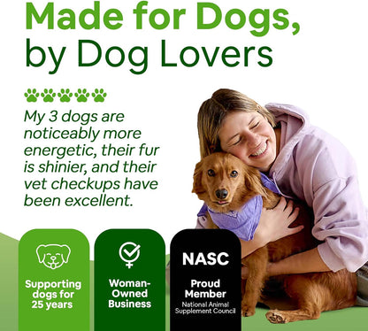 Dog Greens Suplemento Multivitamínico Orgánico para Perros (340 g) - Polvo de Superalimentos de Grado Humano (Pack de 2) – Image 9