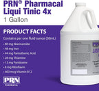 PRN Pharmacal Liqui-Tinic 4X - Iron and Vitamin B Supplement for Cattle and Horses - Liver Flavor - 1 Gallon (3.78 L)