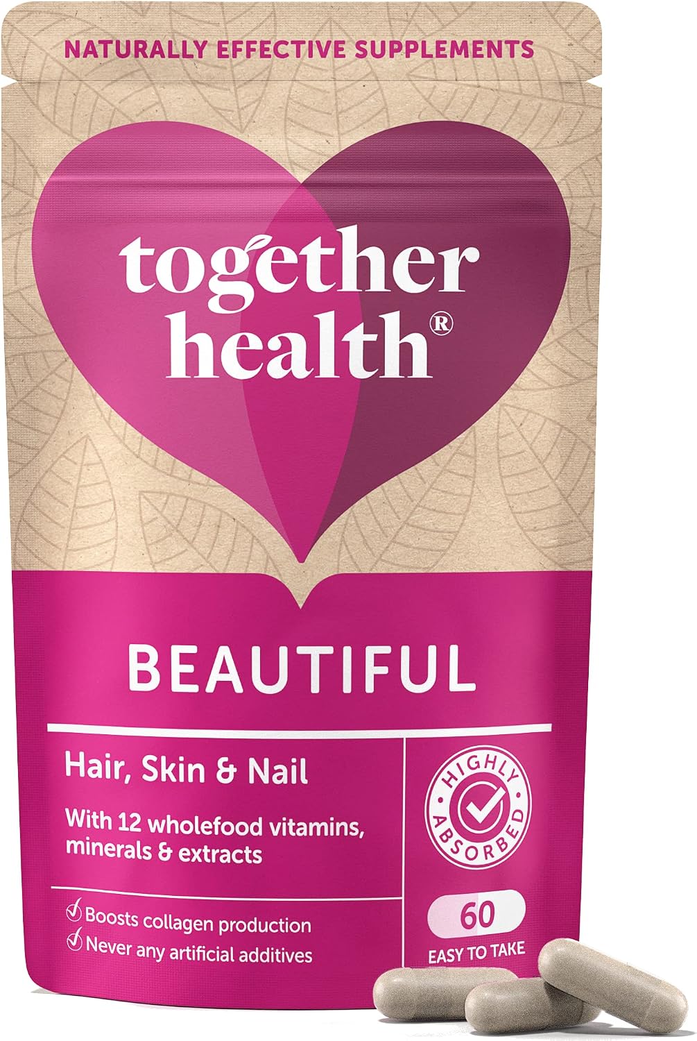 Together Hair Skin & Nail Cápsulas, 60 unidades