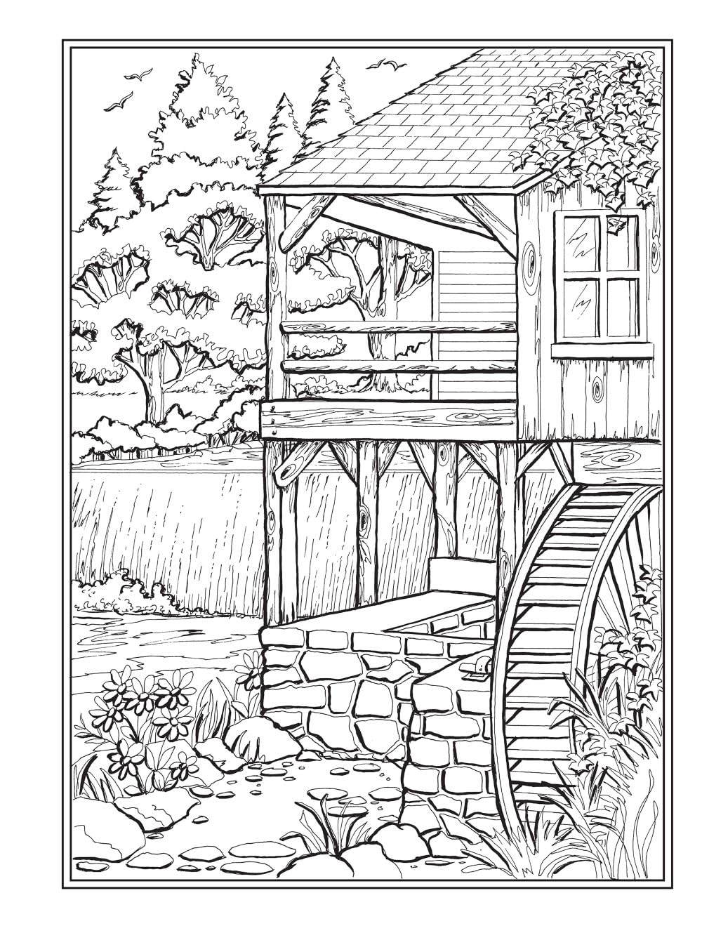 Creative Haven Country Charm: Adult Coloring Book