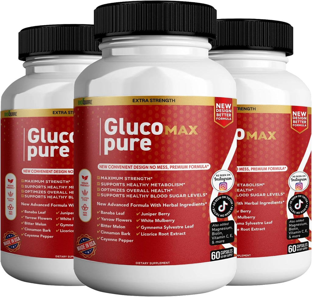 Gluco Max Pure Ultra, 60 Cápsulas