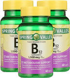 Vitamina B12 1000 mcg Liberación Prolongada – 60 Comprimidos para Hombres y Mujeres