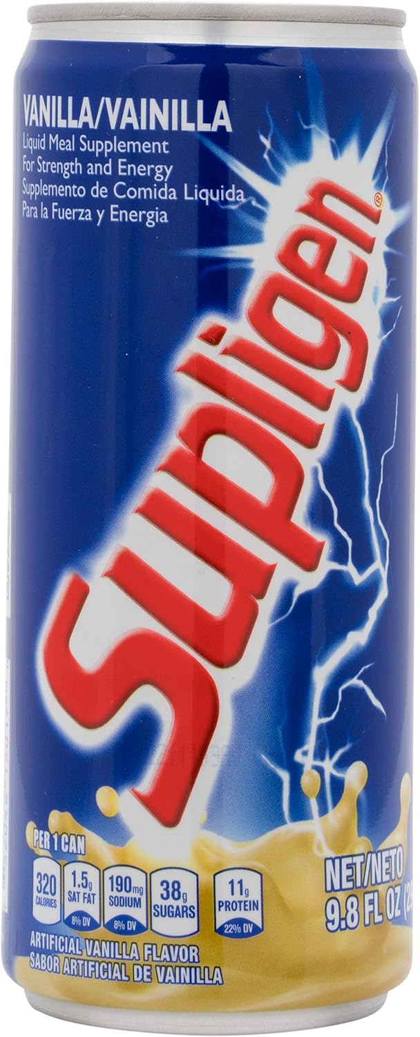 Supligen Batido Nutricional Líquido Vainilla - Pack de 12 x 292 ml