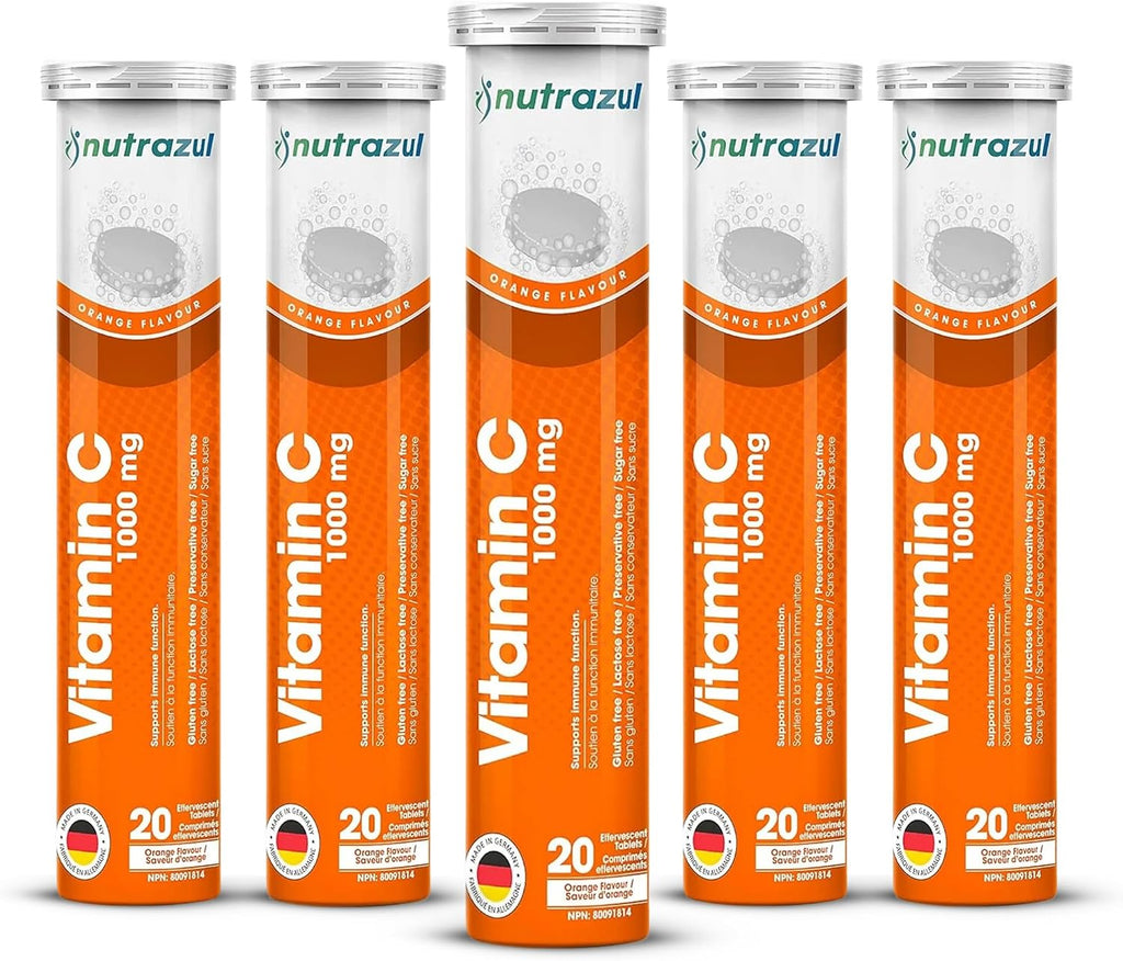 nutrazul Vitamina C 1000mg Comprimidos Efervescentes, 60 Comprimidos (3x20)