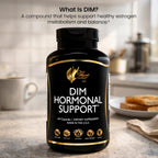 Cocó March DIM Suplemento para Mujeres – Apoya el Equilibrio Hormonal, Cuidado de la Piel y Metabolismo Natural del Estrógeno – Desintoxicación y Salud Celular – Sin Gluten, Sin Soja, Sin Lácteos, Vegano y Keto – 60 Cápsulas