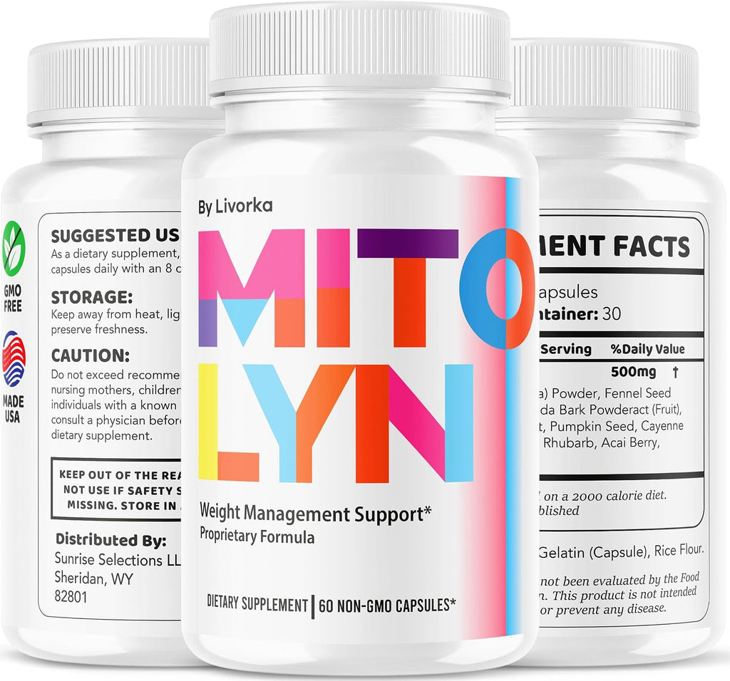 Mitolyn - Complemento Avanzado para el Control de Peso - 60 Cápsulas