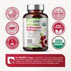 biophix D-Mannose Orgánico 1500 mg, 200 Cápsulas Vegetales