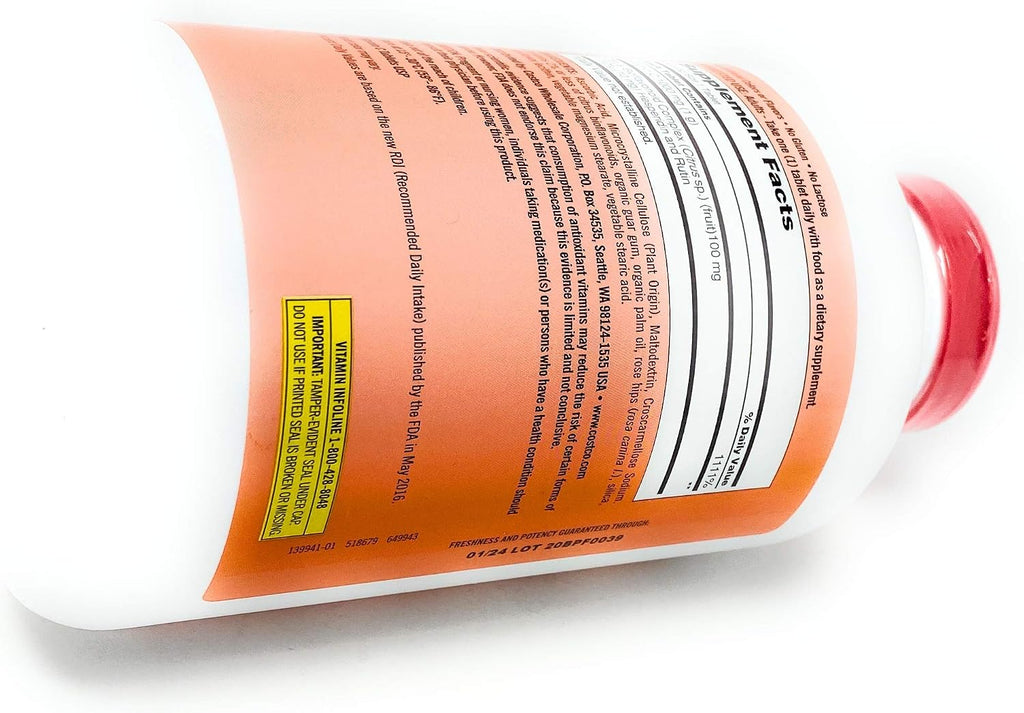 Kirkland Signature Vitamina C 1000 mg, 500 Comprimidos