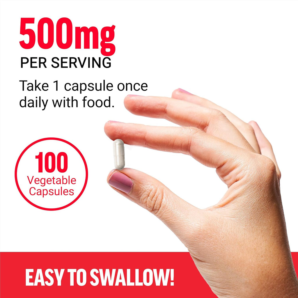 Force Factor Niacina Vitamina B3 500mg – 100 Cápsulas Vegetales