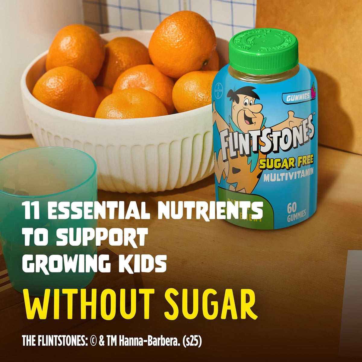 Flintstones Multivitaminas para Niños, – Vitamina A: Contribuye al mantenimiento de la visión normal y al – Image 1