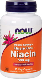 NOW Foods Niacina sin Rubor 500 mg - 90 Cápsulas
