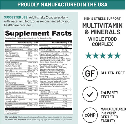 NatureWise Multivitamínico para Hombres + Apoyo Anti Estrés + Minerales Iónicos Fúlvicos + Probióticos - 60 Cápsulas (1 Mes) – Image 5