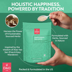 D'AO Labs Emotional Balance - Polvo efervescente para el equilibrio emocional - Sabor manzana y pepino - 30 sobres individuales