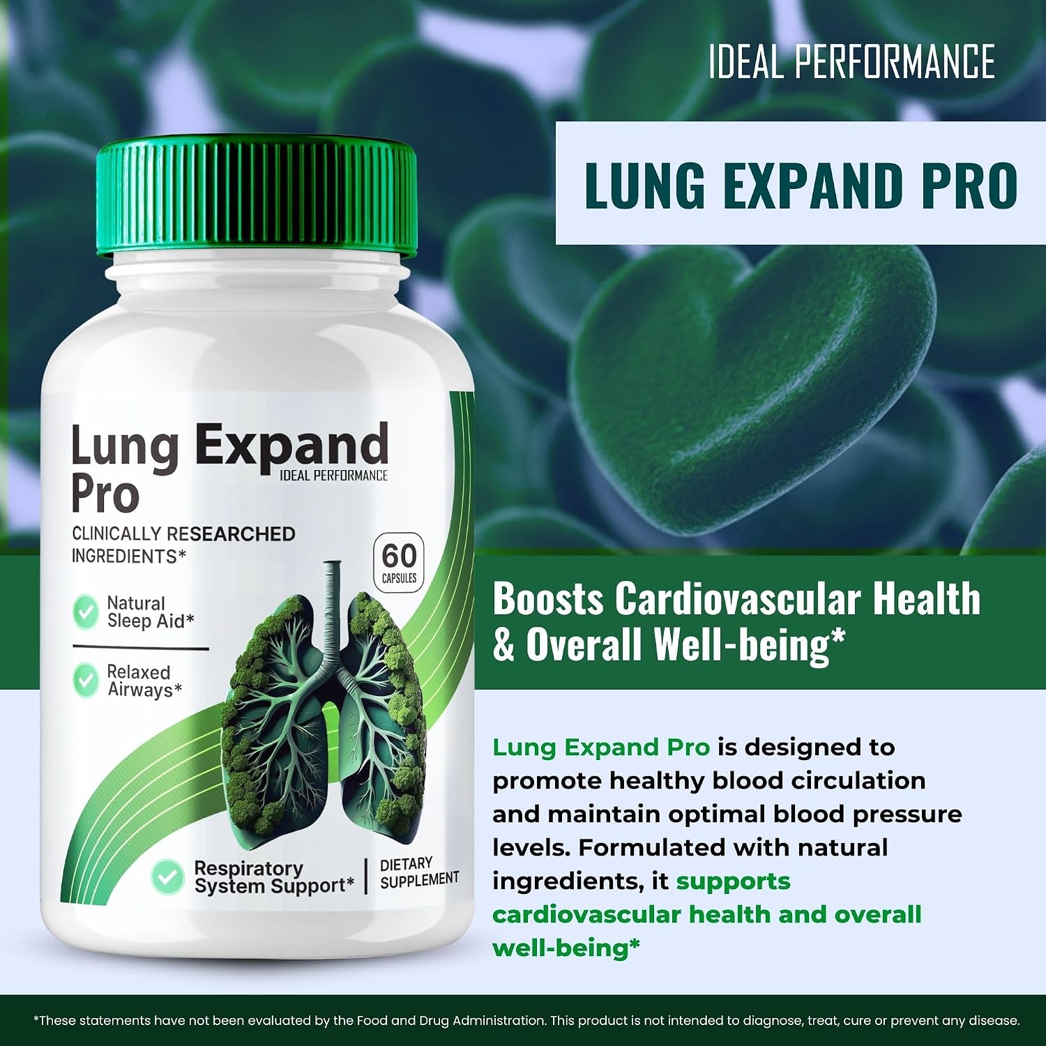 Lung Expand Pro Blood Capsules (60 Cápsulas)