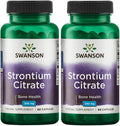 Citrato de Estroncio Swanson 340 mg 60 Cápsulas (Pack de 2)