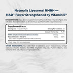Naturalis Liposomal NMNH 300mg - Alternativa a NMN - Apoyo NAD+ y Envejecimiento Saludable - 120 Cápsulas Blandas