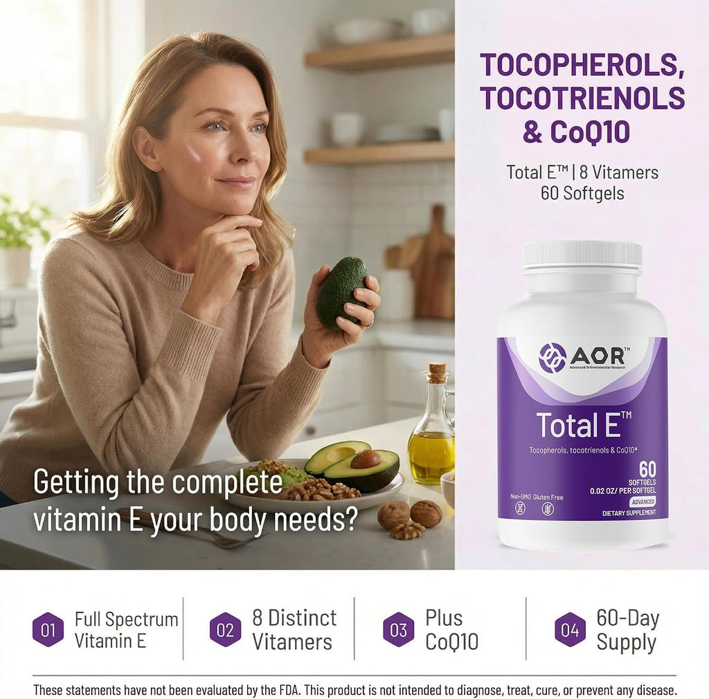 AOR Total E 445 mg, 60 Softgels
