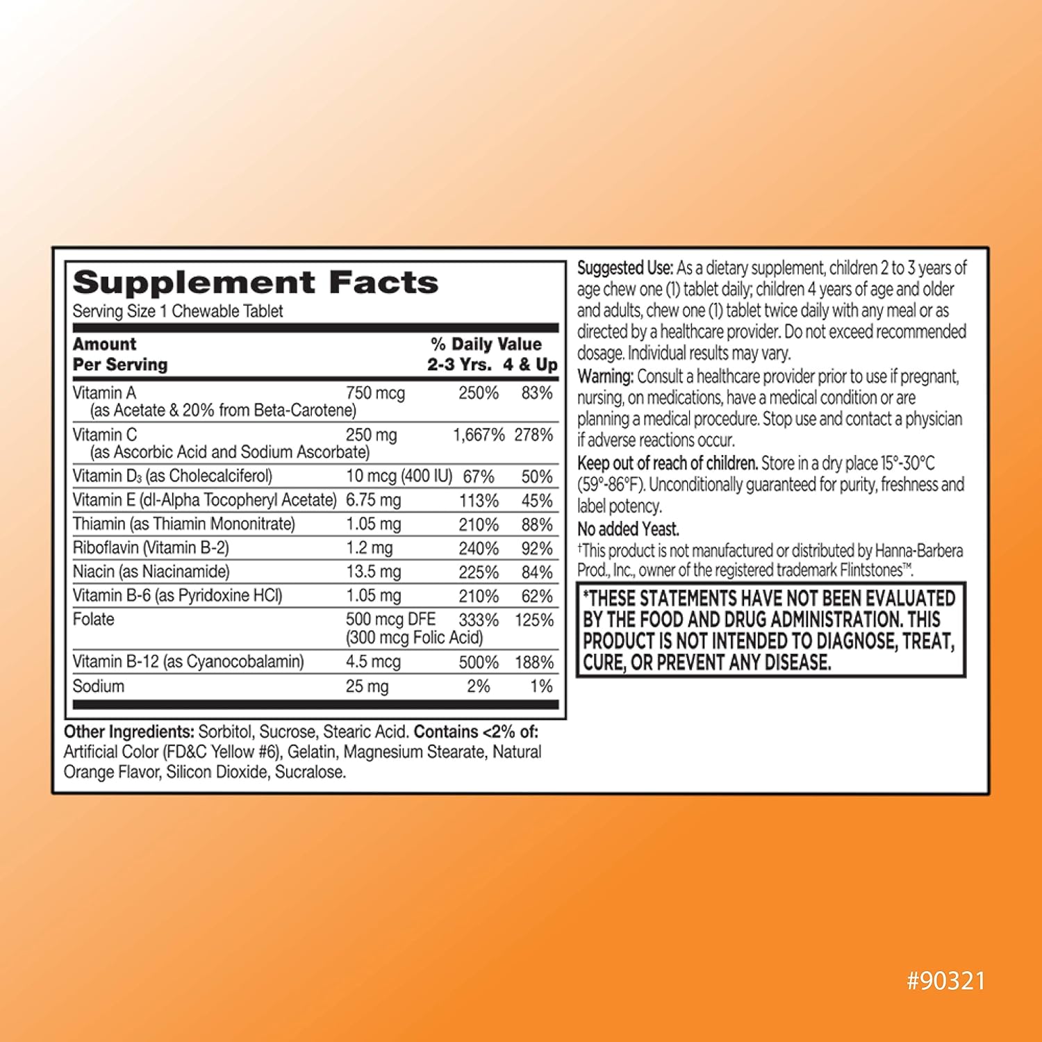 Quality Choice Multivitamínico Infantil Forma de Animales con Vitamina C Extra - 3 Envases de 60 Comprimidos Masticables