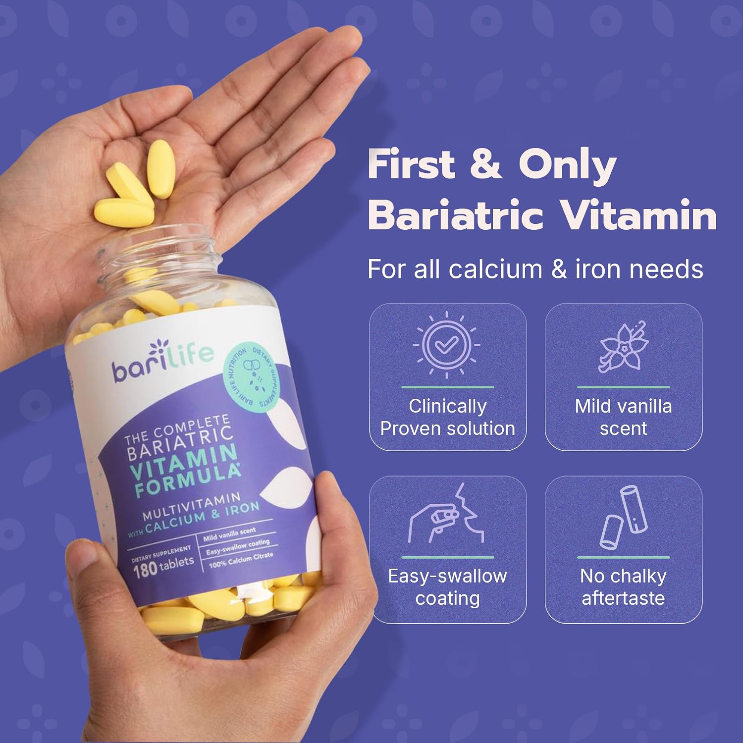 Bari Life Multivitamínico Bariátrico Completo - 180 Comprimidos