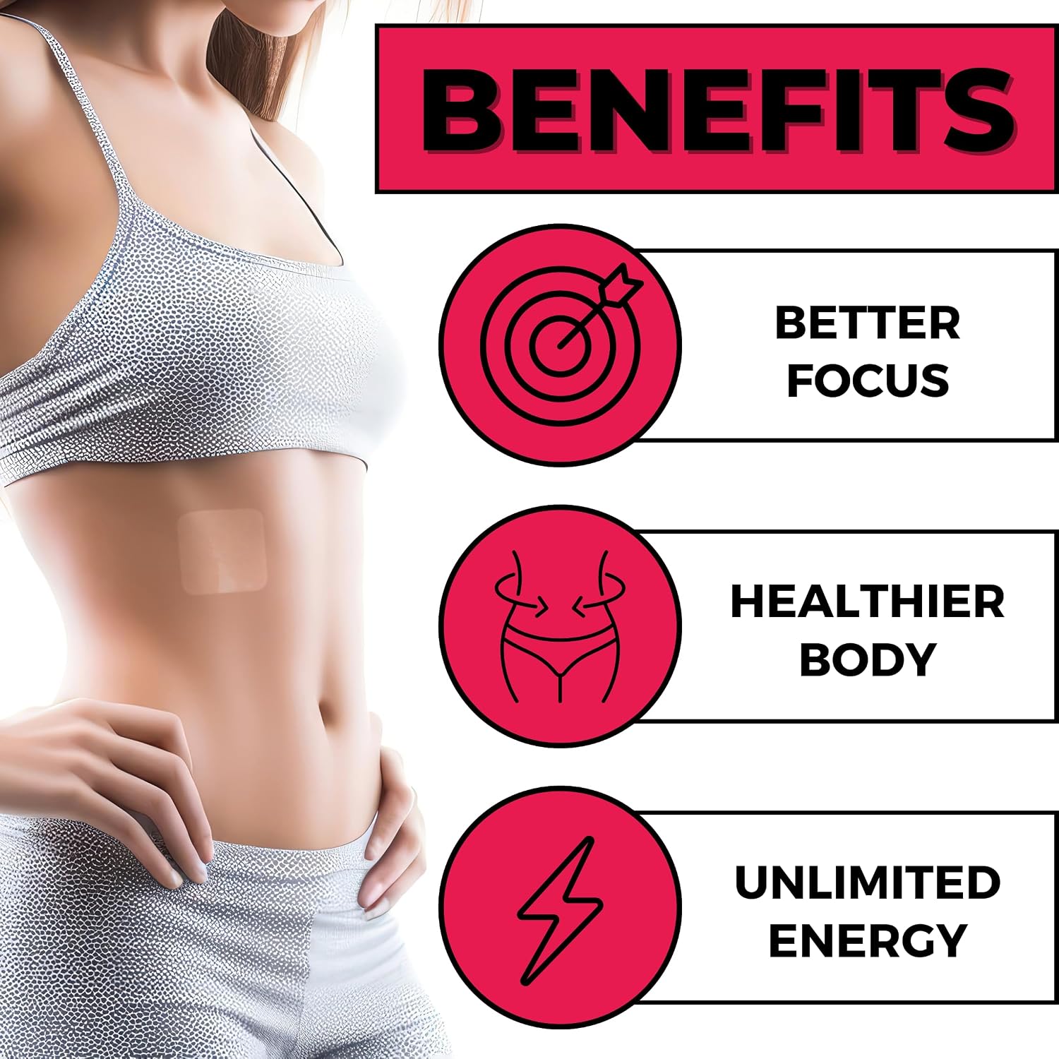 Parches de Vitamina B12 (36 Unidades) - Parches Naturales para Mujer, Energía y Enfoque