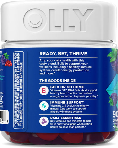 OLLY Multivitamínico Gomitas para Hombres, – Vitamina D: contribuye a la absorción y utilización normal del – Image 10