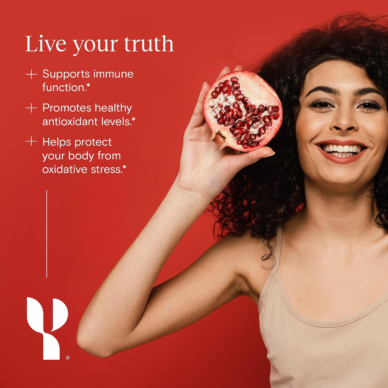 Yoli Truth Antioxidante y Apoyo Inmunitario con Vitamina C, Botánicos y Superfrutas - Sabor Granada, 30 Sobres